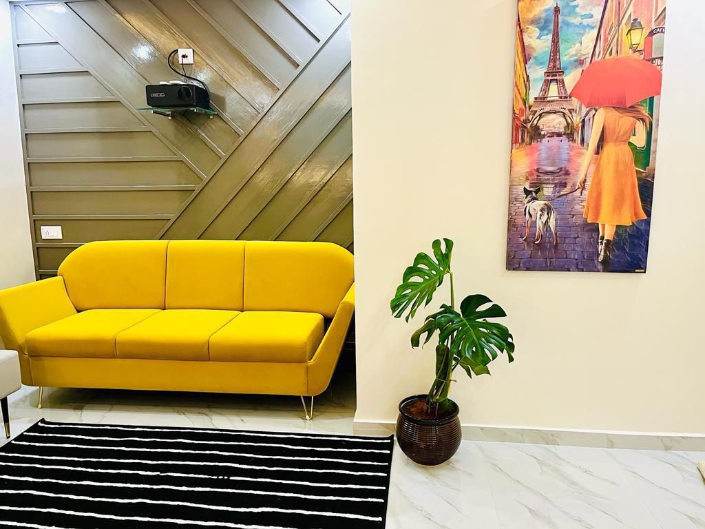 Modern Yellow Sofa — Indiranagar Bangalore