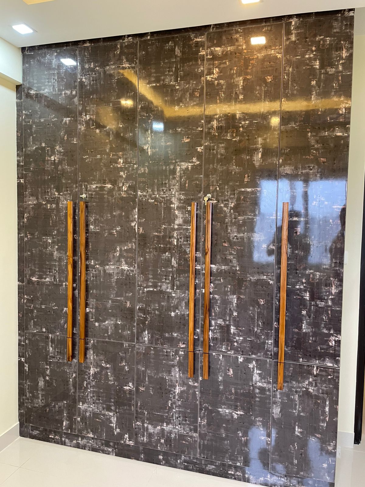 Black Texture Wardrobe — Sarjapur Bangalore